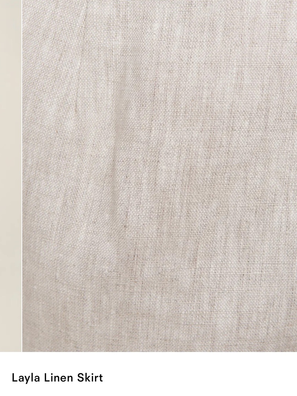 Reformation XS Linen Maxi Skirt — Neutral Beige - Picture 2 of 5